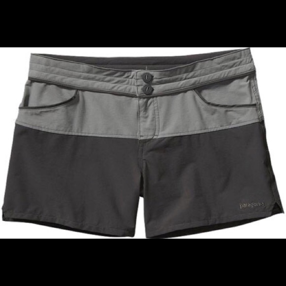 Patagonia Wavefarer color block shorts. Size 2.